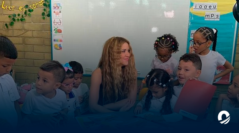 Shakira inauguró colegio de 4 millones de dólares en Barranquilla