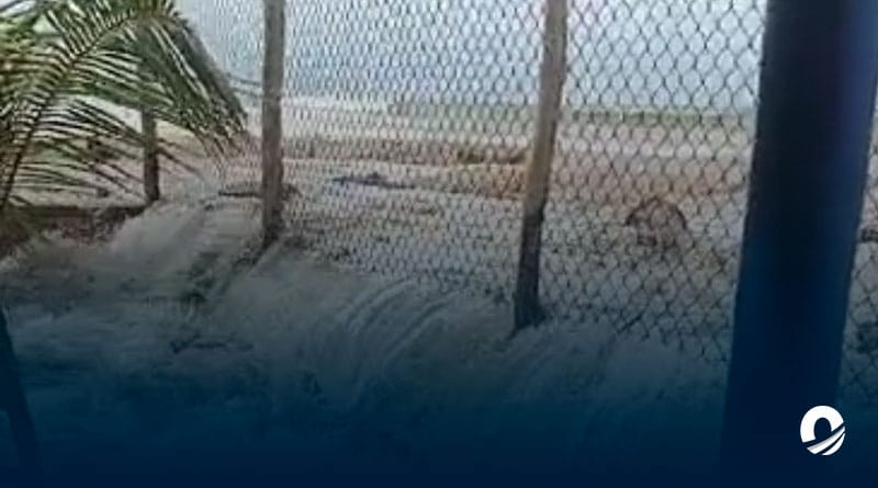 Afectadas 20 viviendas por mar de fondo en Anzoátegui