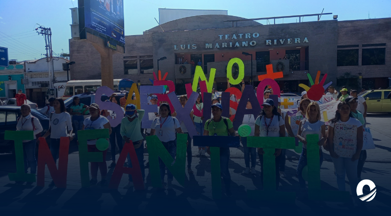Representantes marcharon contra el abuso sexual infantil en Cumaná