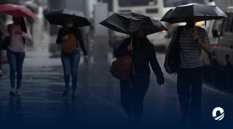 Inameh pronosticó precipitaciones en gran parte del país.