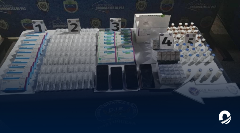Cuatro personas fueron detenidas por comercializar ampollas de fentanilo en Portuguesa