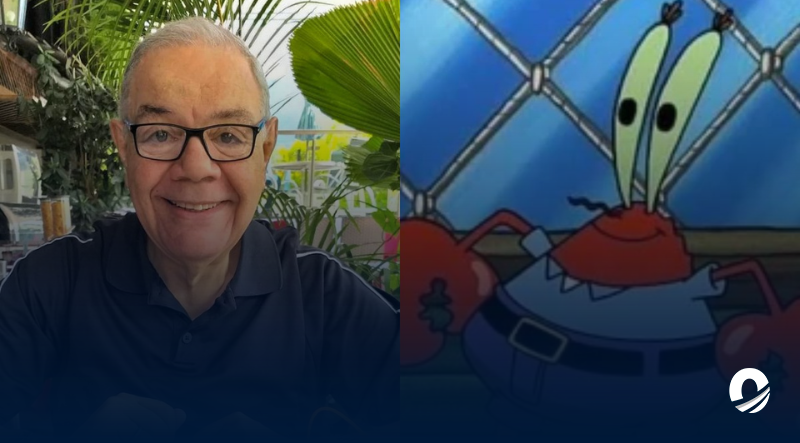 Falleció el actor de doblaje venezolano que le daba vida a "Don Cangrejo"