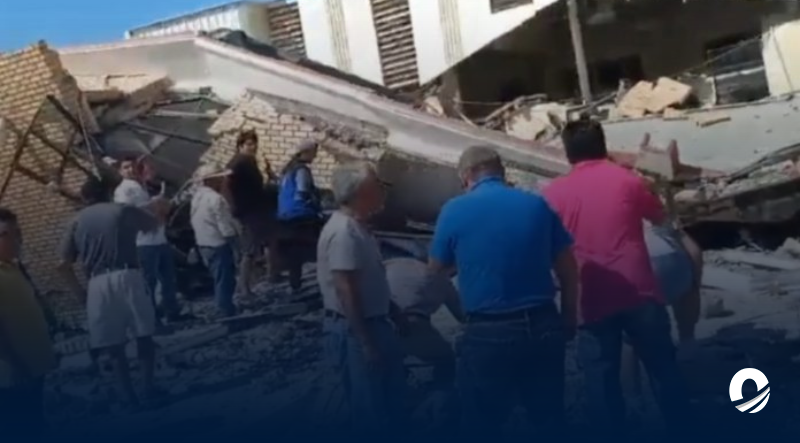 Colapso de techo de una iglesia en México dejó varios muertos y heridos