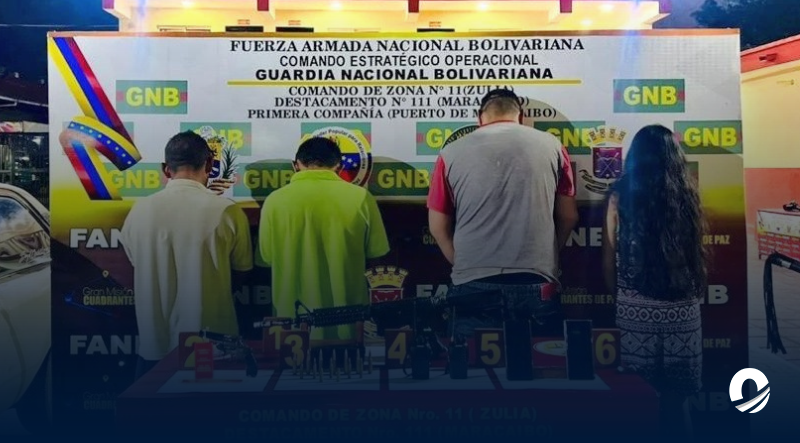 Capturados cuatro integrantes de la banda "El Caracas" en Zulia