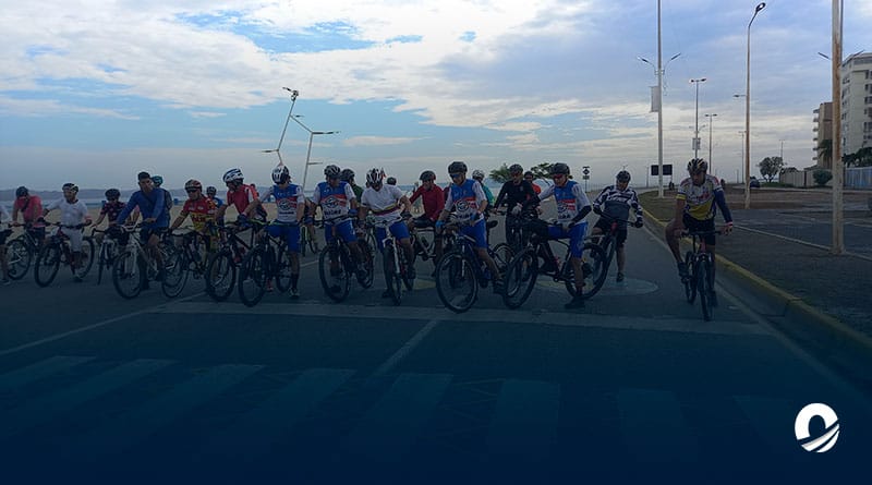 Realizado ciclopaseo rosa en Cumaná