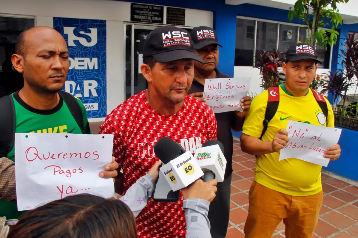 Trabajadores de Well Services denunciaron irregularidades con sus pagos