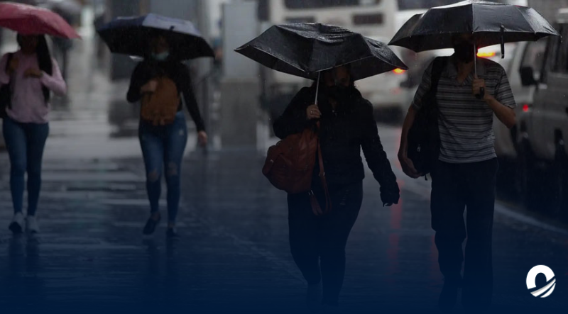Inameh pronosticó lluvias intermitentes en gran parte del país
