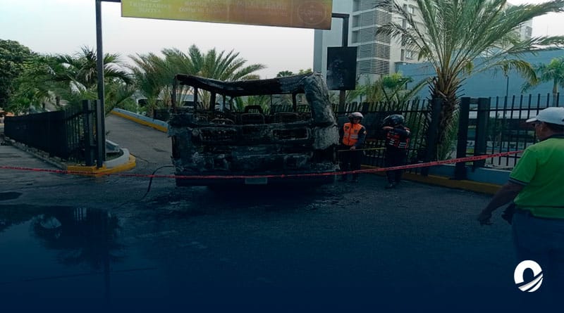 Incendio de autobús en Barquisimeto dejó seis heridos