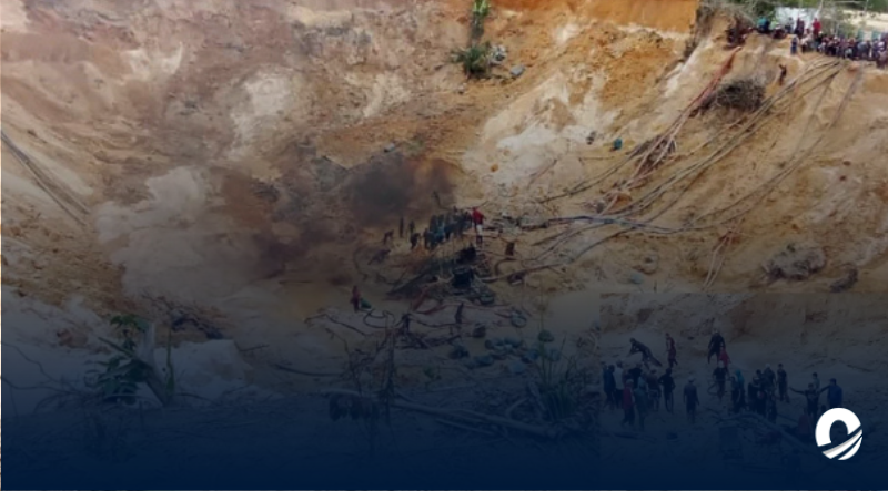 Al menos cinco muertos y tres heridos dejó derrumbe de una mina en Bolívar