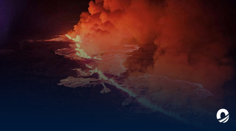 Islandia declaró estado de emergencia tras erupción de un volcán