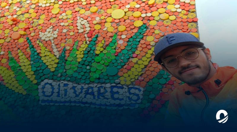 Oscar Olivares realizará mural de tapas recicladas en Panamá