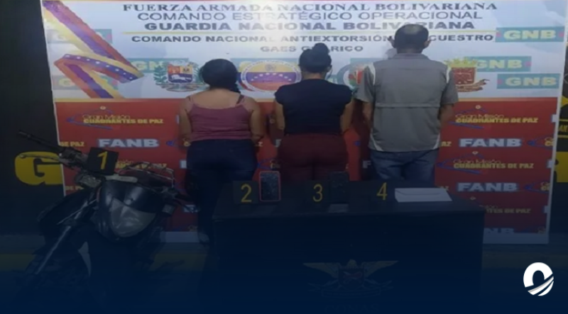 FANB capturó a tres sujetos dedicados a la extorsión en Guárico