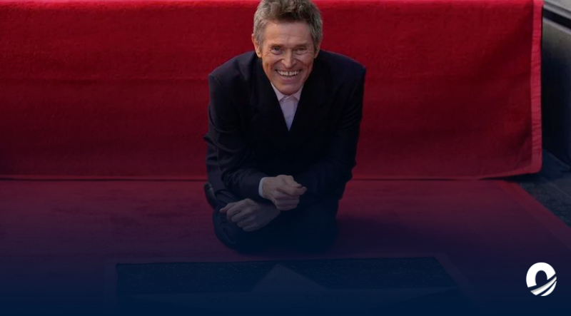 Willem Dafoe recibió una estrella en el Paseo de la Fama de Hollywood