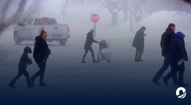 Ola de frío y nevada azota a Estados Unidos