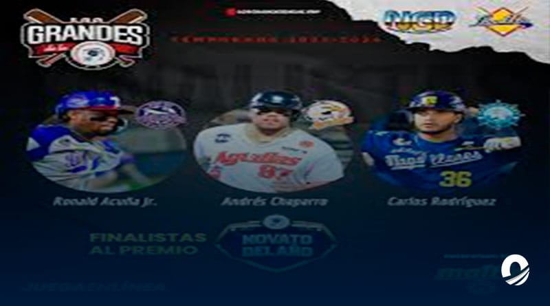 Revelados los finalistas al Premio Novato del Año de la LVBP