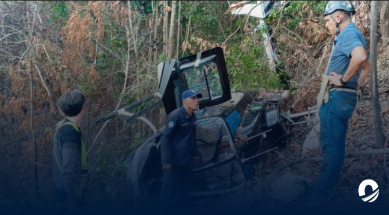 Helicóptero de Corpoelec se estrelló en Mérida