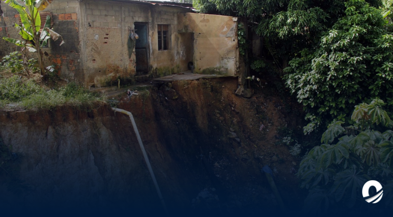 MONAGAS | Habitantes de Los Cortijos solicitaron ayuda ante derrumbe de viviendas