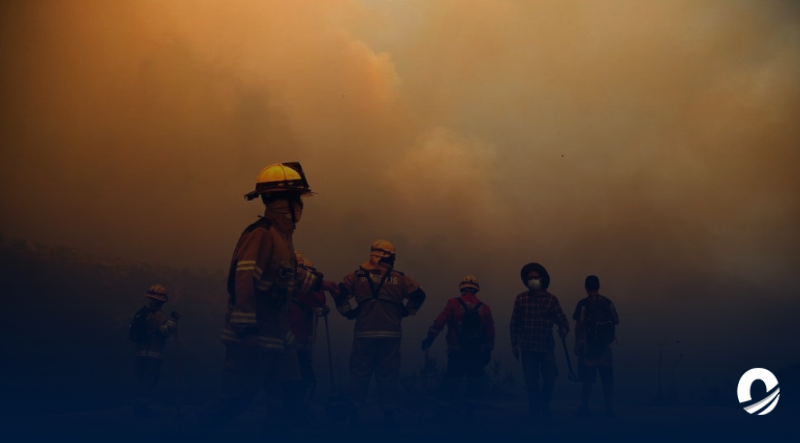 Dos hombre fueron detenidos por presuntamente iniciar incendios forestales en Chile