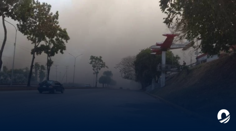 Monagas | Incendio forestales en Maturín provocan capa de humo