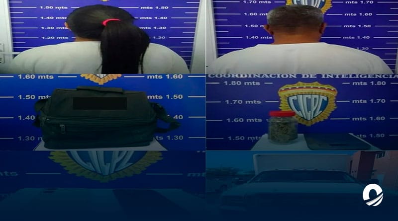 Detenida pareja en Cumaná por presunto microtráfico de droga