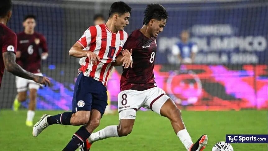 Venezuela cayó 2-0 ante Paraguay en última jornada del preolímpico