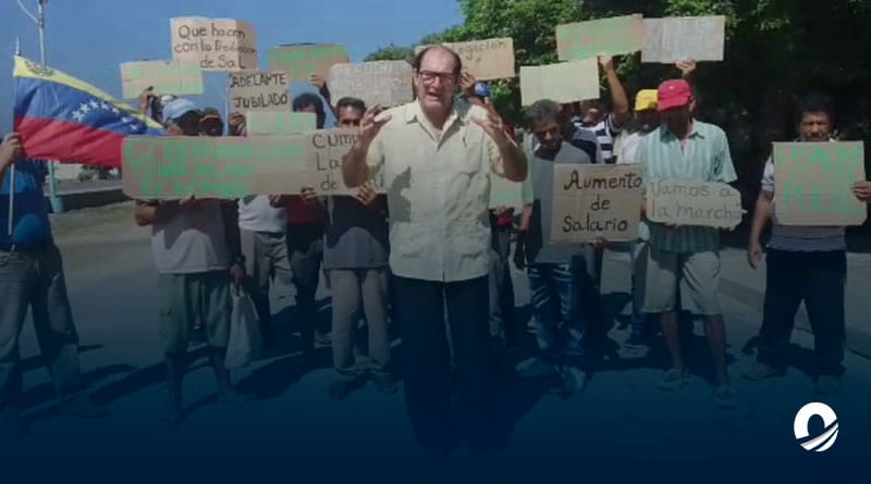 SUCRE | Jubilados de las Salinas de Araya reclamaron nuevamente pago de deudas