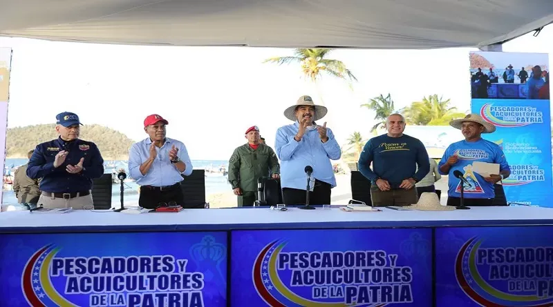 Maduro anunció planes para el sector pesquero durante su visita a Carúpano