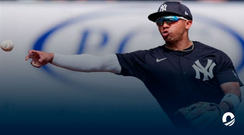 Oswald Peraza fue ingresado a la lista de lesionados de los Yankees de Nueva York