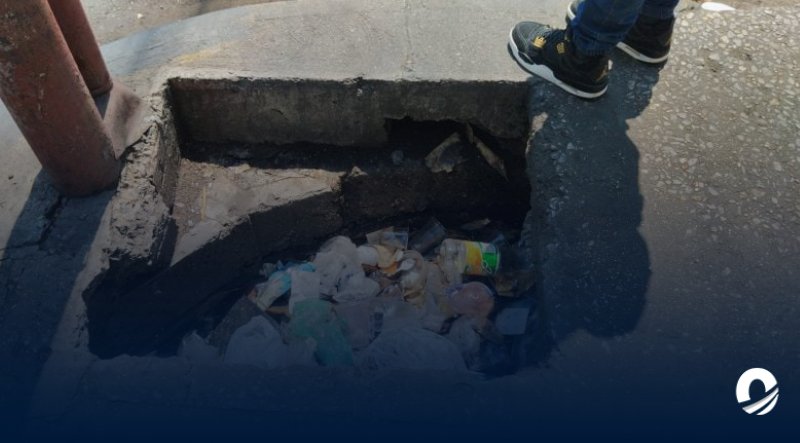 MONAGAS | Huecos de alcantarillado en la avenida Bicentenario causan accidentes entre los ciudadanos