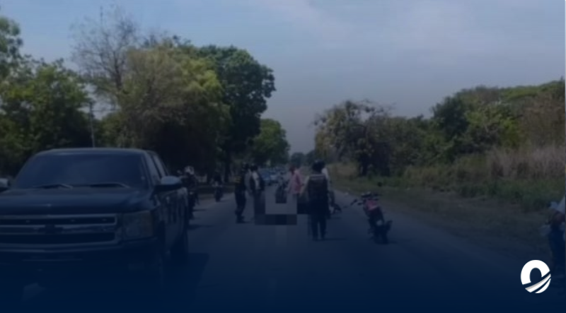 Motorizada murió atropellada en la carretera nacional Guacara-San Joaquín
