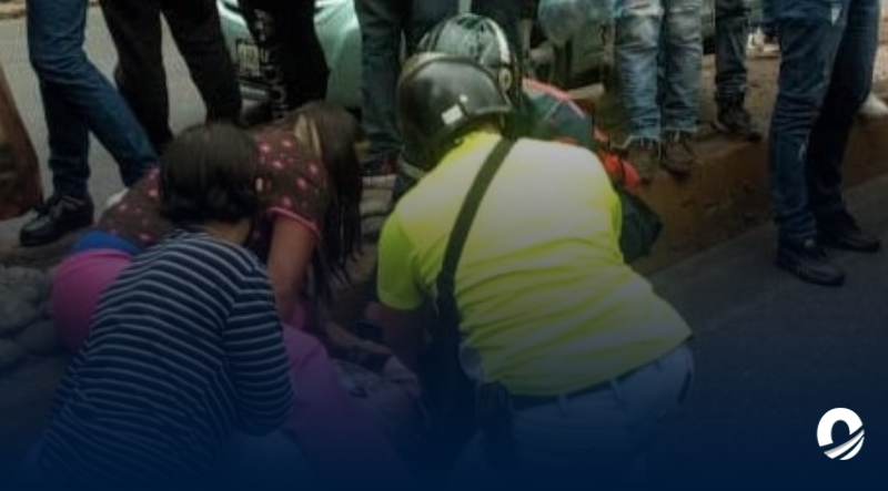 Estudiante resultó herida tras ser atropellada por un vehículo en Cumaná