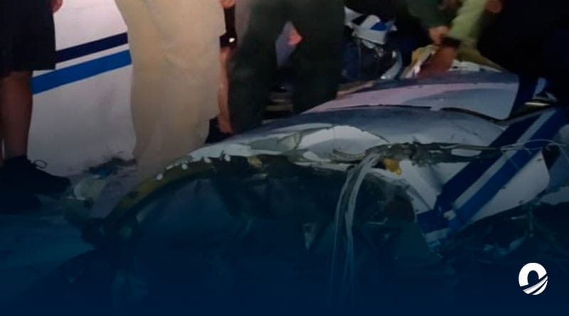 Accidente aéreo en Puerto Cabello dejó un muerto y cuatro heridos