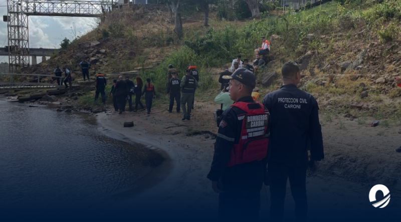 Hallaron cuerpo sin vida del ciclista que cayó al río Caroní en Bolivar