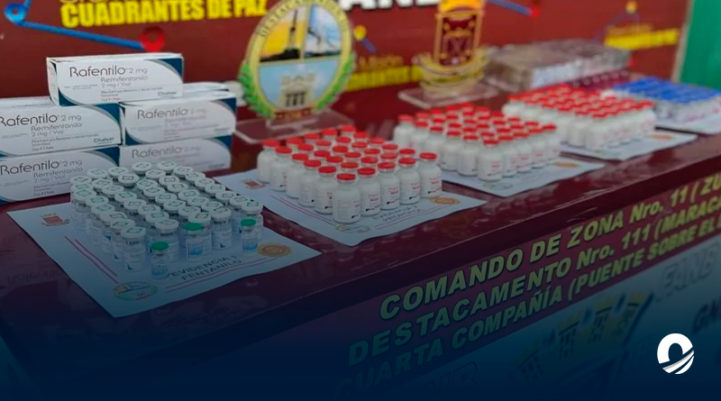 48 ampollas de fentanilo incautadas en el puente sobre el Lago de Maracaibo