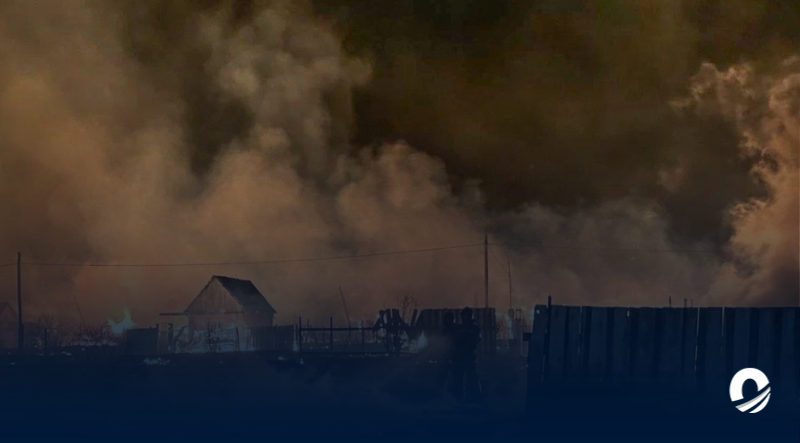 República rusa de Buriatia se ve azotada por intensas condiciones meteorológicas