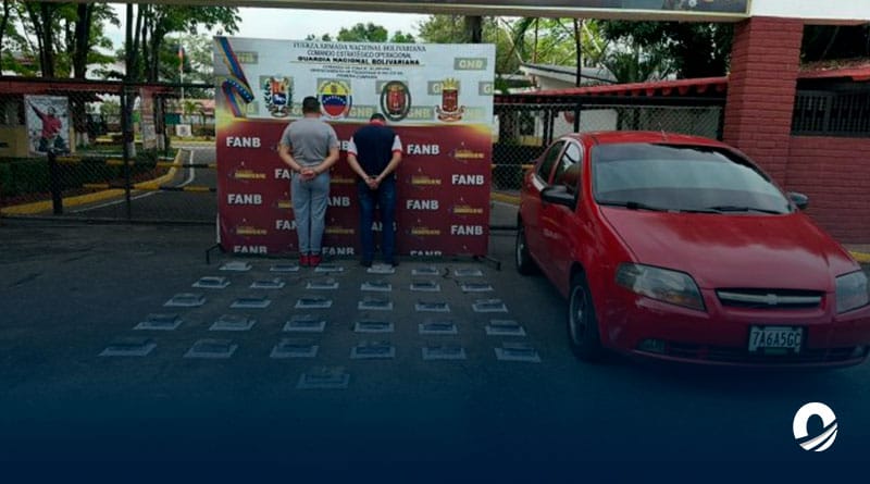 FANB detuvo a dos personas en Apure que transportaban 33 kilos de cocaína