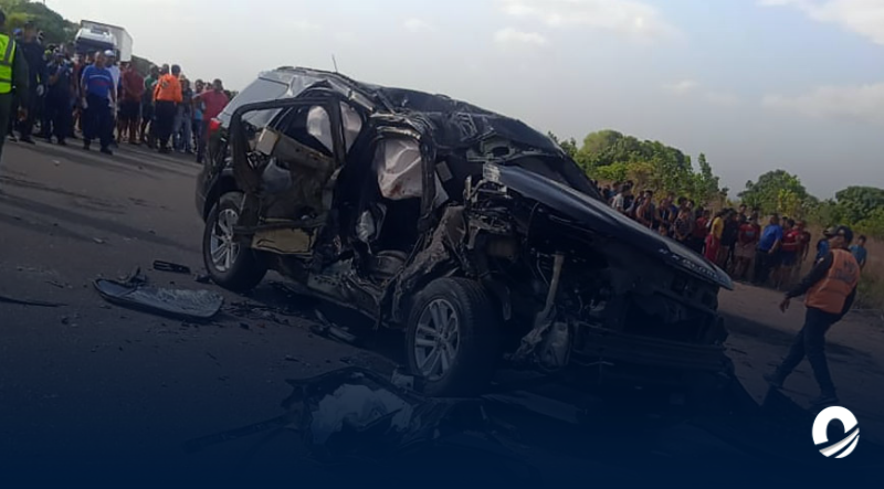 Accidente de tránsito dejó un muerto y nueve heridos en El Tigre 