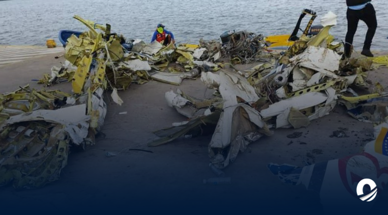 Hallaron a la última víctima del avión siniestrado en El Lago de Maracaibo