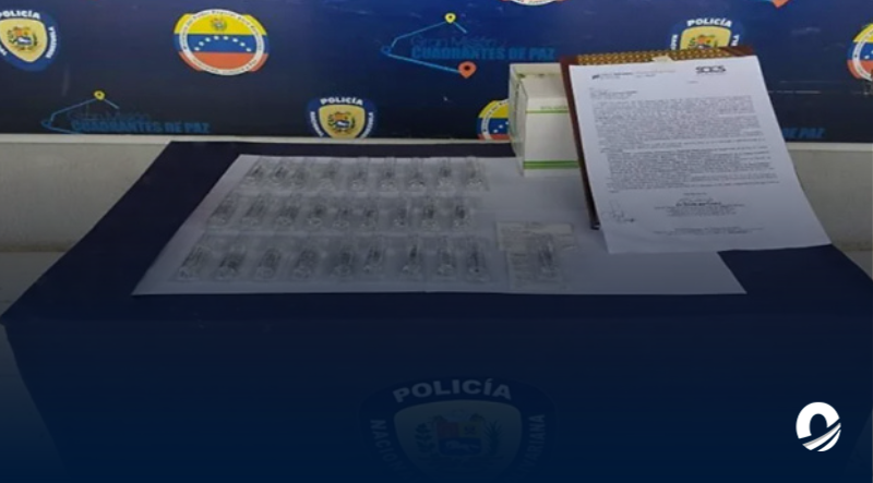 PNB decomisó 28 ampollas de fentanilo que se vendía en una farmacia en Portuguesa