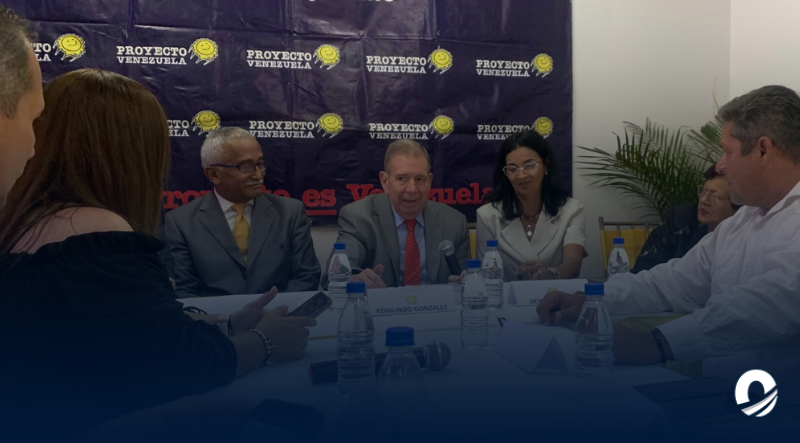 Proyecto Venezuela se reunió con Edmundo González para apoyar su candidatura