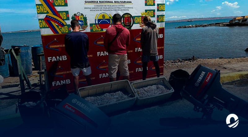 Detenidos tres pescadores en Cumaná por intentar vender 200 kilogramos de pulpo en veda