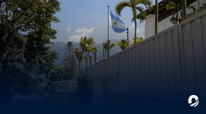 Argentina denunció “hostigamiento” contra su sede diplomática en Caracas