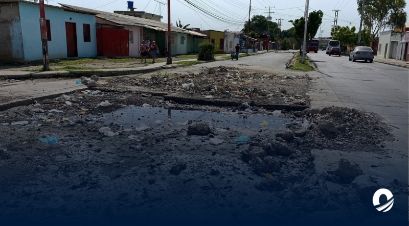 SUCRE | Habitantes de Las Palomas denunciaron trabajos inconclusos en la vialidad 