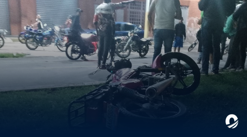 Joven murió en accidente en moto en Maracay