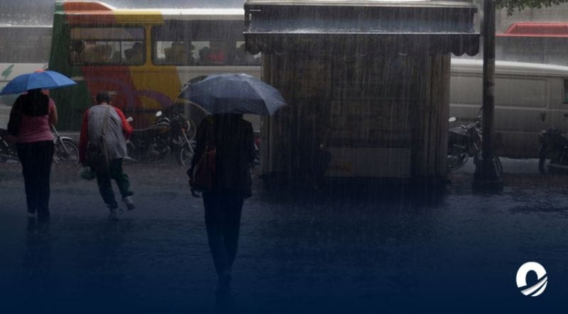 Inameh pronosticó lluvias con descargas eléctricas para este 12 de septiembre
