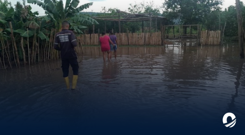 SUCRE | Más de 40 viviendas presentaron afectaciones tras lluvias en Ribero