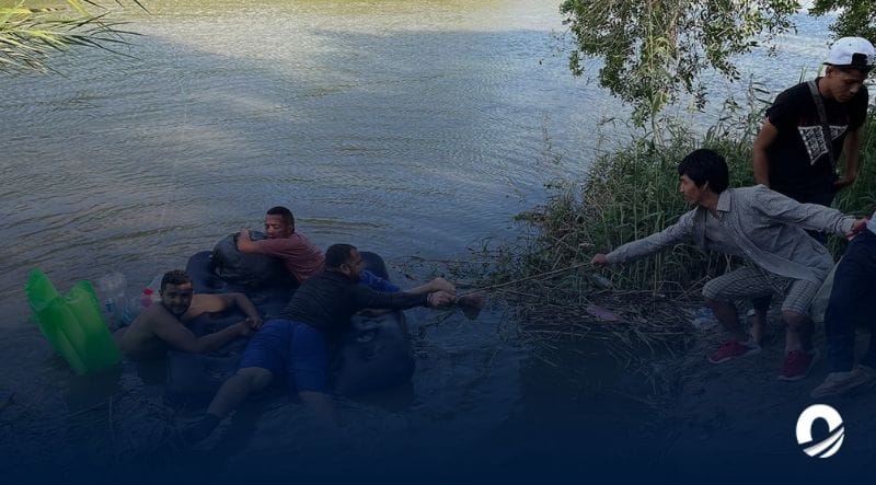 Migrante venezolano perdió la vida en el río Bravo tras salvar a su hija de un año