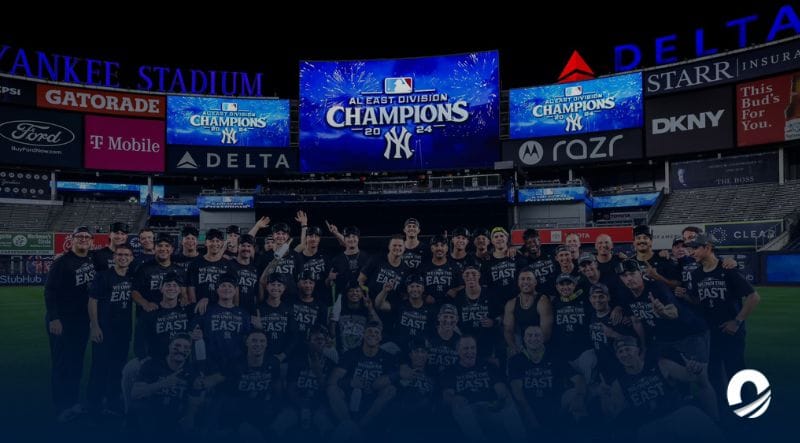 Yankees de Nueva York se alzó con el campeonato de la División Este de la Liga Americana de las Grandes Ligas