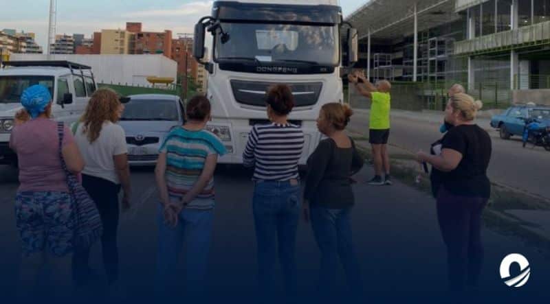 ANZOÁTEGUI Vecinos de El Maguey protestaron para exigir cese de paso de vehículos de carga pesada