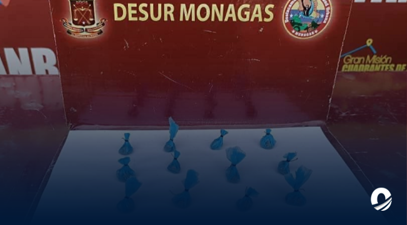 FANB capturó a un hombre con varios envoltorios de droga en Monagas